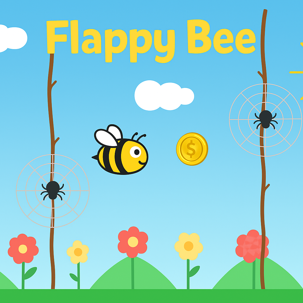 Flappy Bee - Meditative game on VibeGame